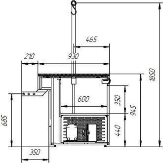Столы охлаждаемые "Крит" -5+5